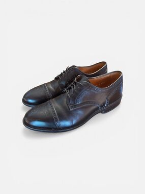 Allen Edmonds Colton Cap Toe Oxford Dress Shoes  Black Leather Men’s 8.5 D 3310